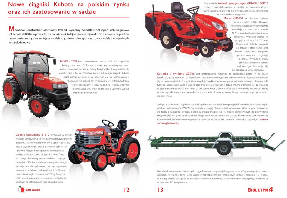 Model L3200 jest rozszerzeniem branży rolniczych ciągników o kolejny, tym razem 32-konny produkt.