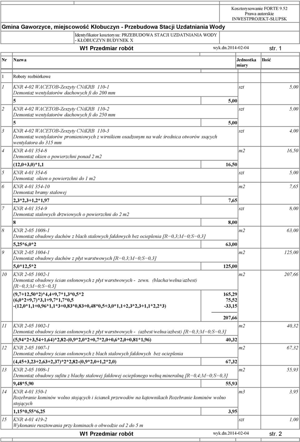 W1 Przedmiar robót wyk.dn.2014-02-04 str.