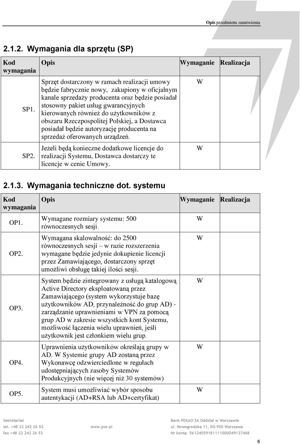 użytkowników z obszaru Rzeczpospolitej Polskiej, a Dostawca posiadał będzie autoryzację producenta na sprzedaż oferowanych urządzeń.