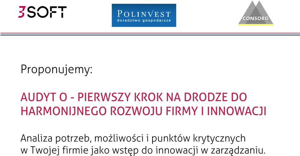 Analiza potrzeb, możliwości i punktów