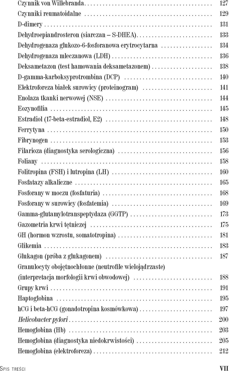 .. 141 Enolaza tkanki nerwowej (NSE)... 144 Eozynofilia... 145 Estradiol (17-beta-estradiol, E2)... 148 Ferrytyna... 150 Fibrynogen... 153 Filarioza (diagnostyka serologiczna)... 156 Foliany.