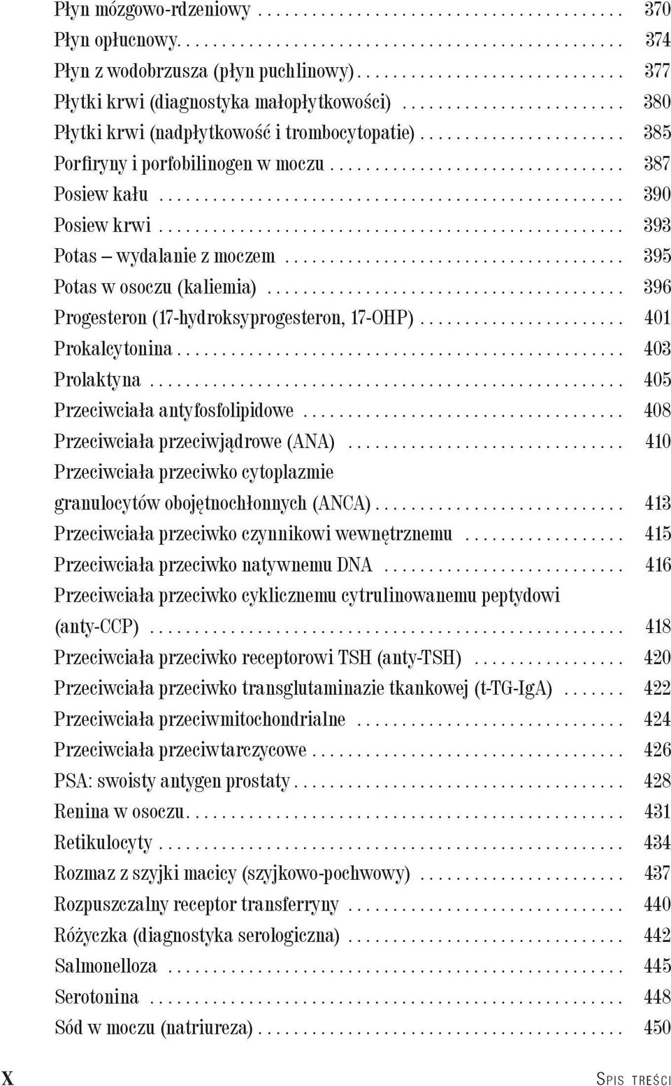 .. 401 Prokalcytonina.................................................. 403 Prolaktyna... 405 Przeciwciała antyfosfolipidowe... 408 Przeciwciała przeciwjądrowe (ANA).