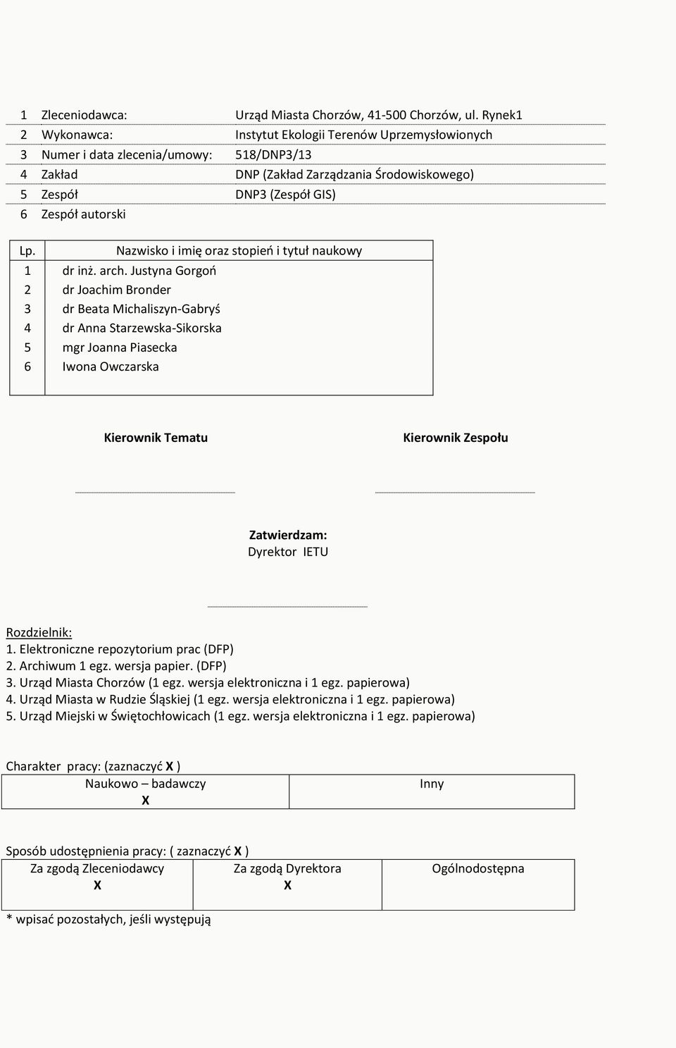 autorski Lp. Nazwisko i imię oraz stopień i tytuł naukowy 1 dr inż. arch.