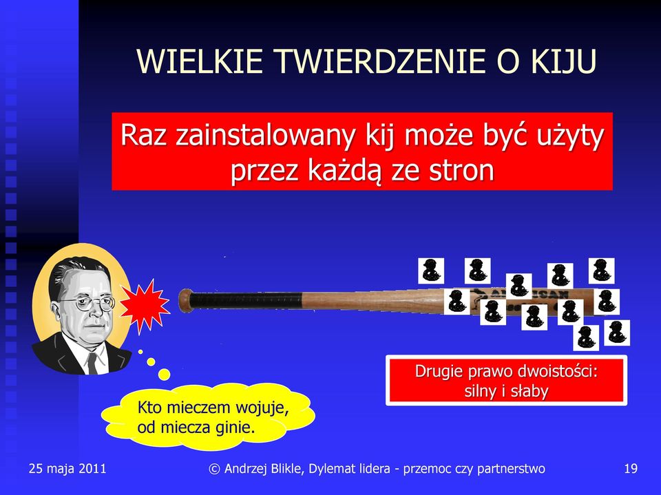 każdą ze stron Kto mieczem wojuje, od