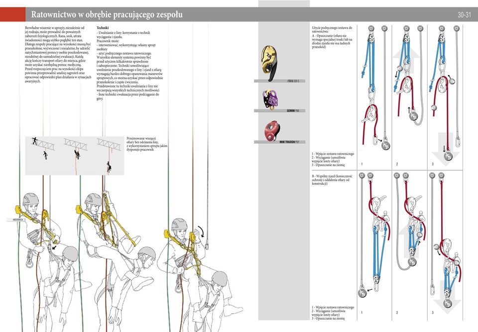 Dlatego zespoły pracujące na wysokości muszą być przeszkolone, wyćwiczone i niezależne, by udzielić natychmiastowej pomocy osobie poszkodowanej, niezdolnej do samodzielnej ewakuacji.