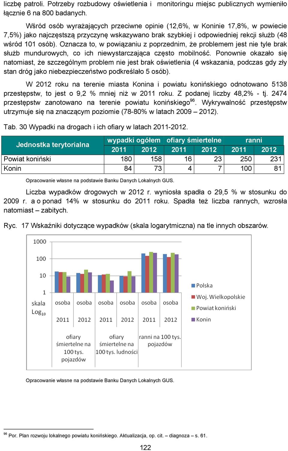 Oznacza to, w powiązaniu z poprzednim, że problemem jest nie tyle brak służb mundurowych, co ich niewystarczająca często mobilność.