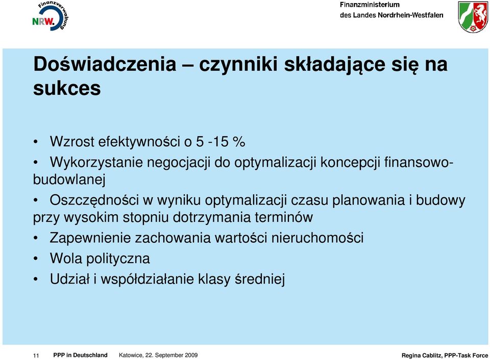 wyniku optymalizacji czasu planowania i budowy przy wysokim stopniu dotrzymania terminów