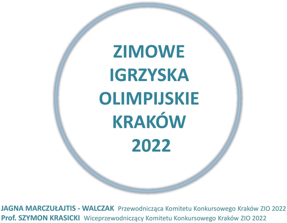 Konkursowego Kraków ZIO 2022 Prof.