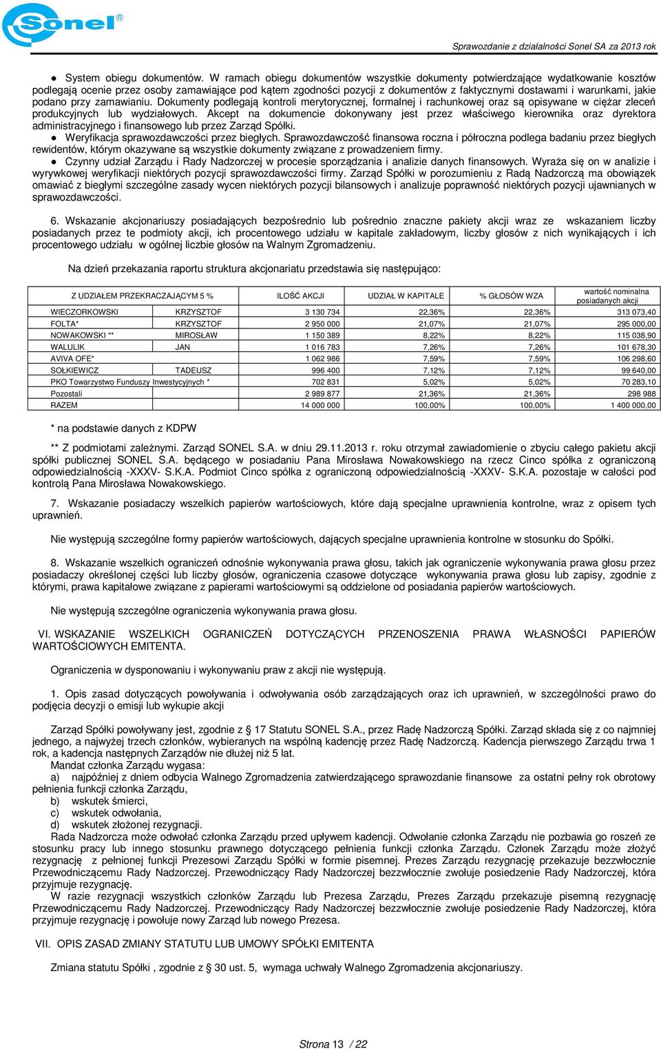 warunkami, jakie podano przy zamawianiu. Dokumenty podlegają kontroli merytorycznej, formalnej i rachunkowej oraz są opisywane w ciężar zleceń produkcyjnych lub wydziałowych.