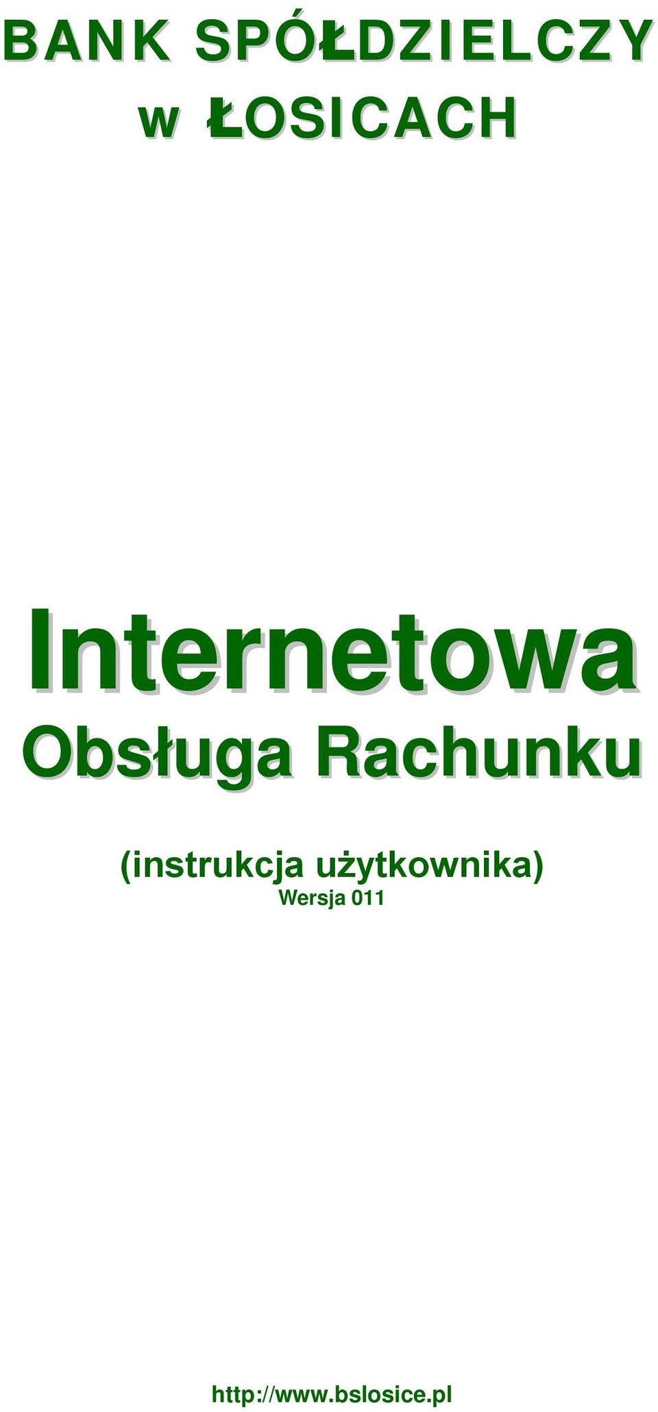 (instrukcja użytkownika)