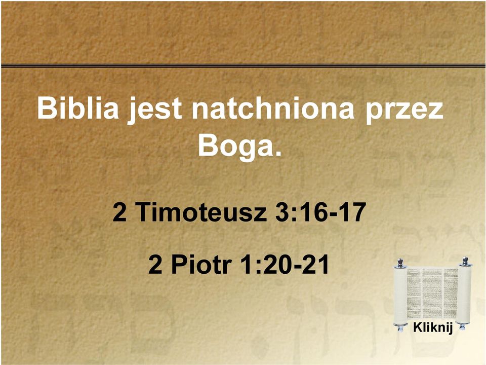 Boga. 2 Timoteusz