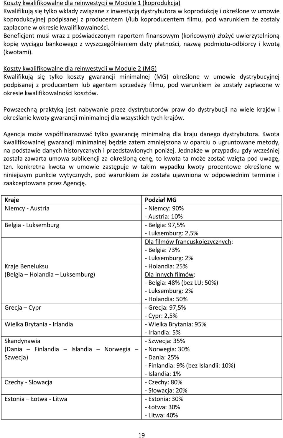 Beneficjent musi wraz z poświadczonym raportem finansowym (końcowym) złożyć uwierzytelnioną kopię wyciągu bankowego z wyszczególnieniem daty płatności, nazwą podmiotu-odbiorcy i kwotą (kwotami).