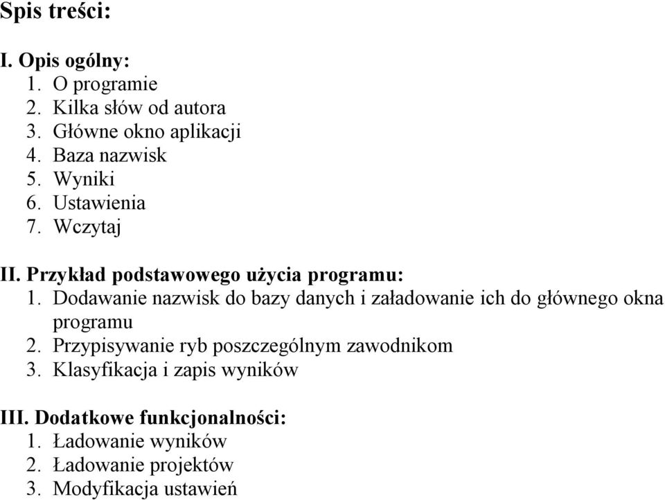 Dodawanie nazwisk do bazy danych i załadowanie ich do głównego okna programu 2.