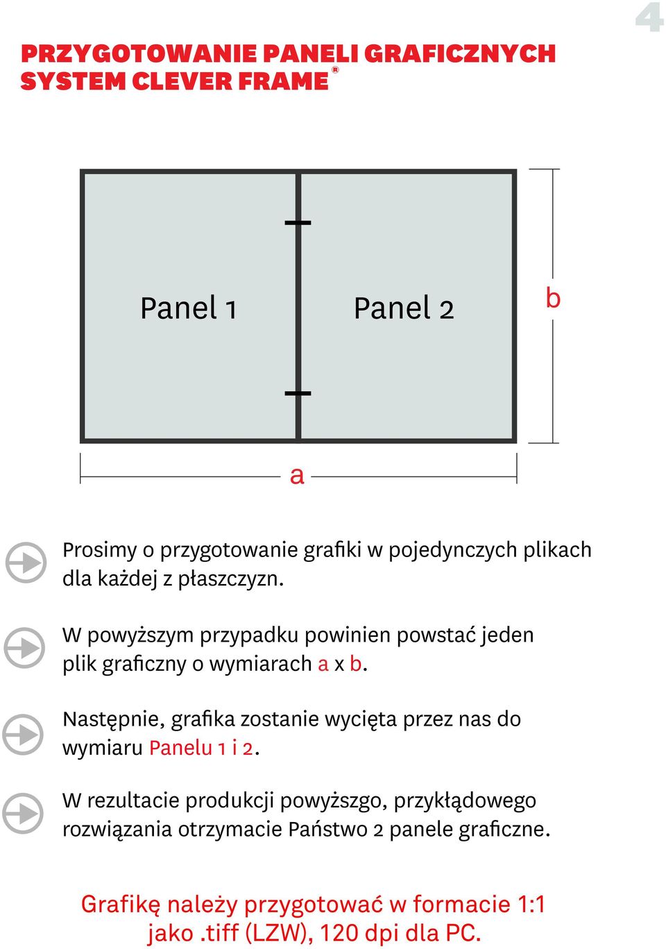 Następnie, grafika zostanie wycięta przez nas do wymiaru Panelu 1 i 2.