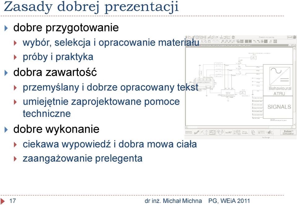 dobrze opracowany tekst umiejętnie zaprojektowane pomoce techniczne