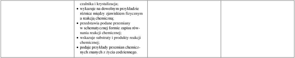 schematycznej formie zapisu równania reakcji chemicznej; wskazuje substraty i