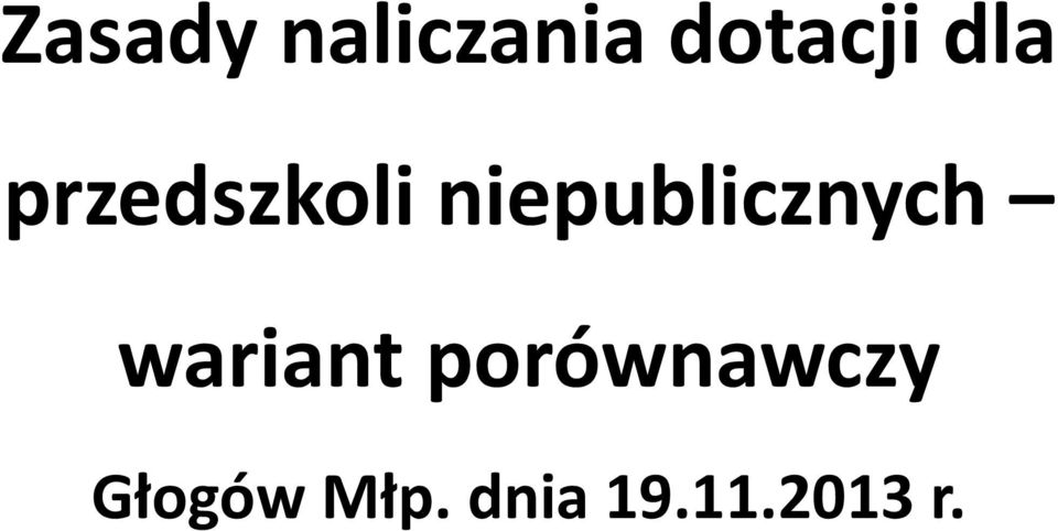 niepublicznych wariant