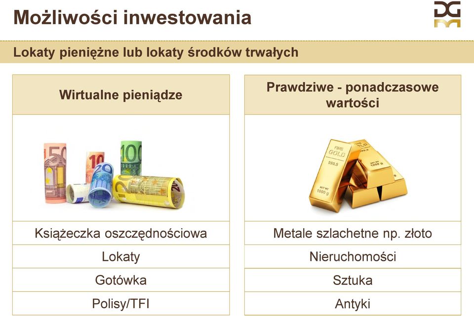 ponadczasowe wartości Książeczka oszczędnościowa Lokaty