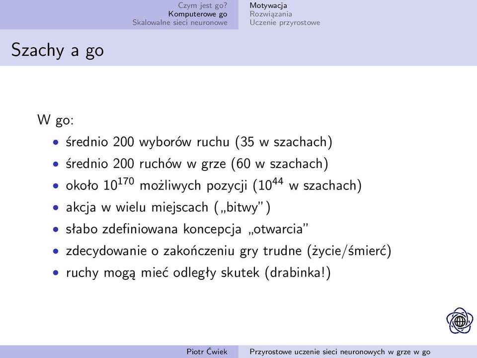 44 w szachach) akcja w wielu miejscach ( bitwy ) słabo zdefiniowana koncepcja otwarcia