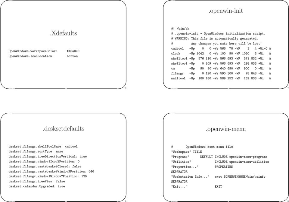 cmdtool -Wp 0 0 -Ws 566 78 -WP 3 4 +Wi-C clock -Wp 1042 0 -Ws 100 90 -WP 1060 3 +Wi shelltool -Wp 576 110 -Ws 566 693 -WP 371 832 +Wi shelltool -Wp 0 109 -Ws 566 693 -WP 298 833 +Wi cm -Wp 90 90 -Ws