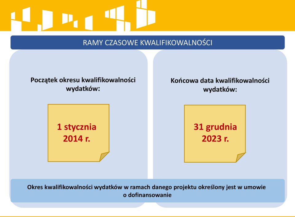 wydatków: 1 stycznia 2014 r. 31 grudnia 2023 r.