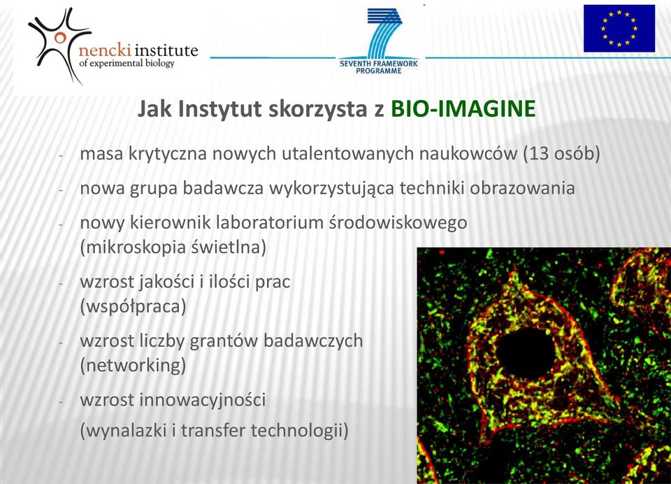 laboratorium środowiskowego (mikroskopia świetlna) - wzrost jakości i ilości prac