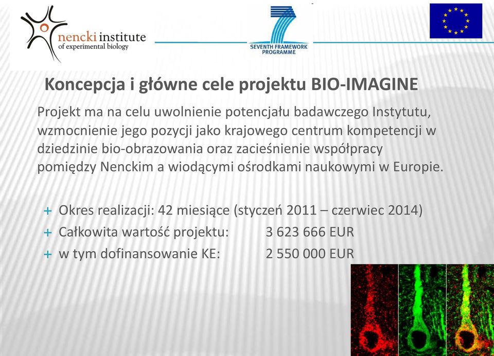 zacieśnienie współpracy pomiędzy Nenckim a wiodącymi ośrodkami naukowymi w Europie.