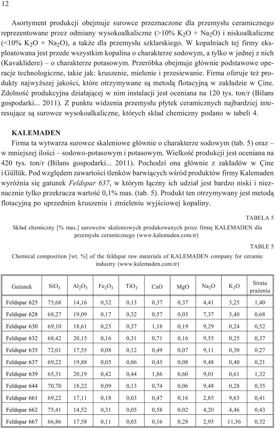 Przeróbka obejmuje g³ównie podstawowe operacje technologiczne, takie jak: kruszenie, mielenie i przesiewanie.