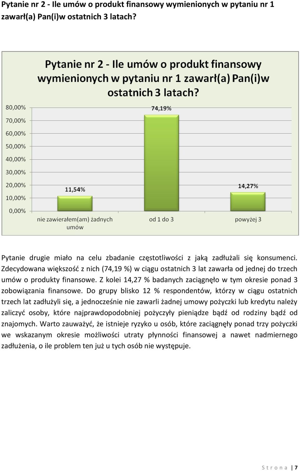 Do grupy blisko 12 % respondentów, którzy w ciągu ostatnich trzech lat zadłużyli się, a jednocześnie nie zawarli żadnej umowy pożyczki lub kredytu należy zaliczyć osoby, które najprawdopodobniej