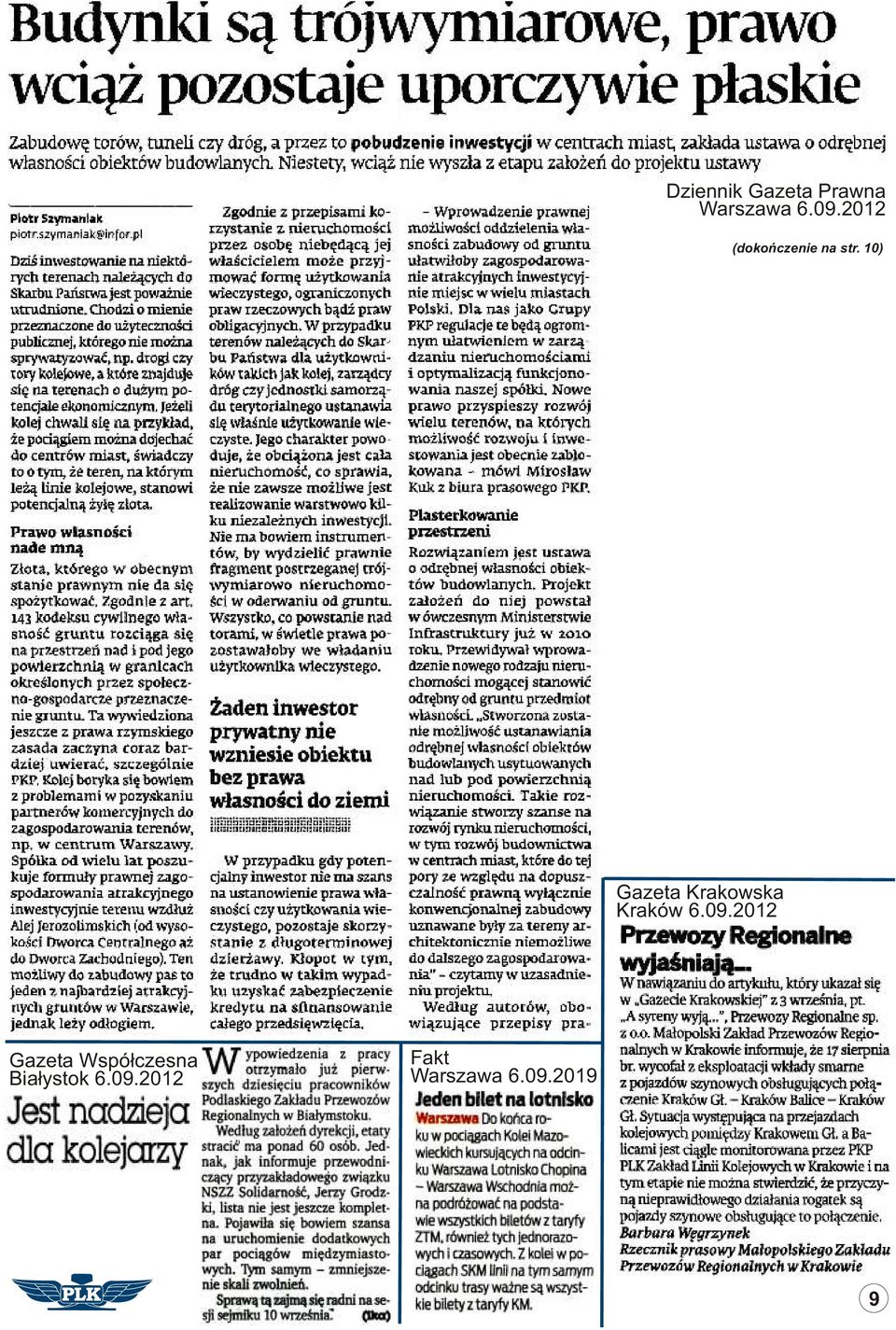 10) Gazeta Krakowska Kraków 6.09.