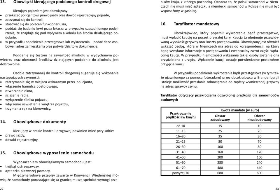 przestępstwa lub wykroczenia podać dane osobowe i adres zamieszkania oraz potwierdzić to w dokumencie.