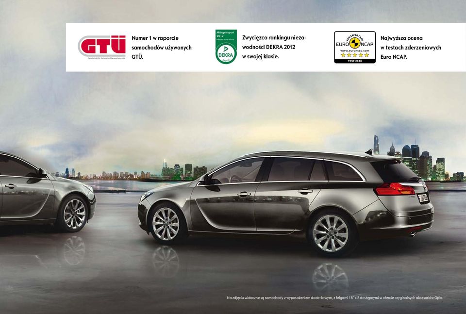 Najwyższa ocena w testach zderzeniowych Euro NCAP.