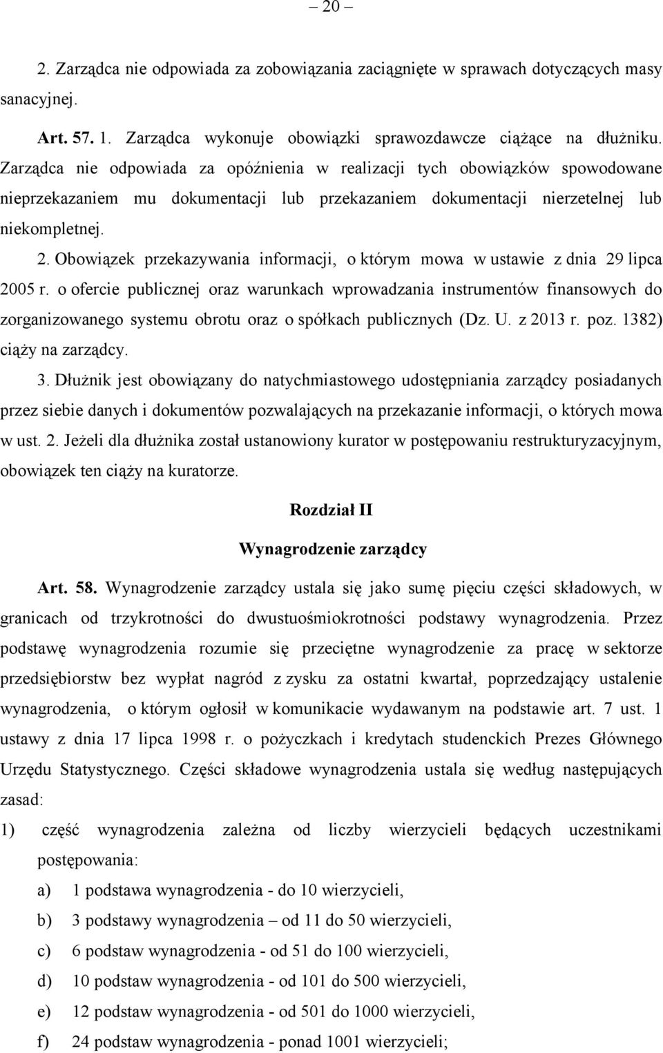 Obowiązek przekazywania informacji, o którym mowa w ustawie z dnia 29 lipca 2005 r.