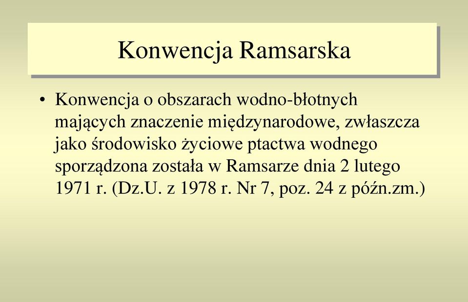 środowisko życiowe ptactwa wodnego sporządzona została w