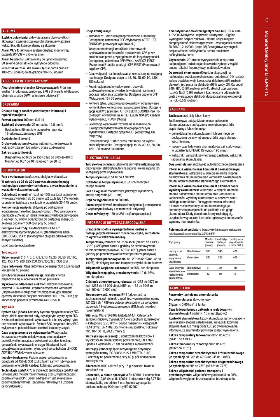 granica: 30 150 ud/min ALGORYTM INTERPRETACYJNY Algorytm interpretacyjny 12-odprowadzeń: Program analizy 12-odprowadzeniowego EKG z University of Glasgow, obejmuje analizę OZW i uniesienie odcinka ST