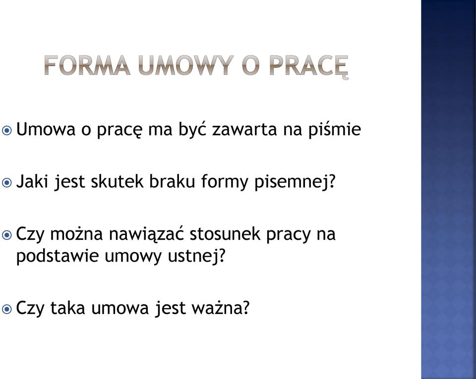 Czy można nawiązać stosunek pracy na