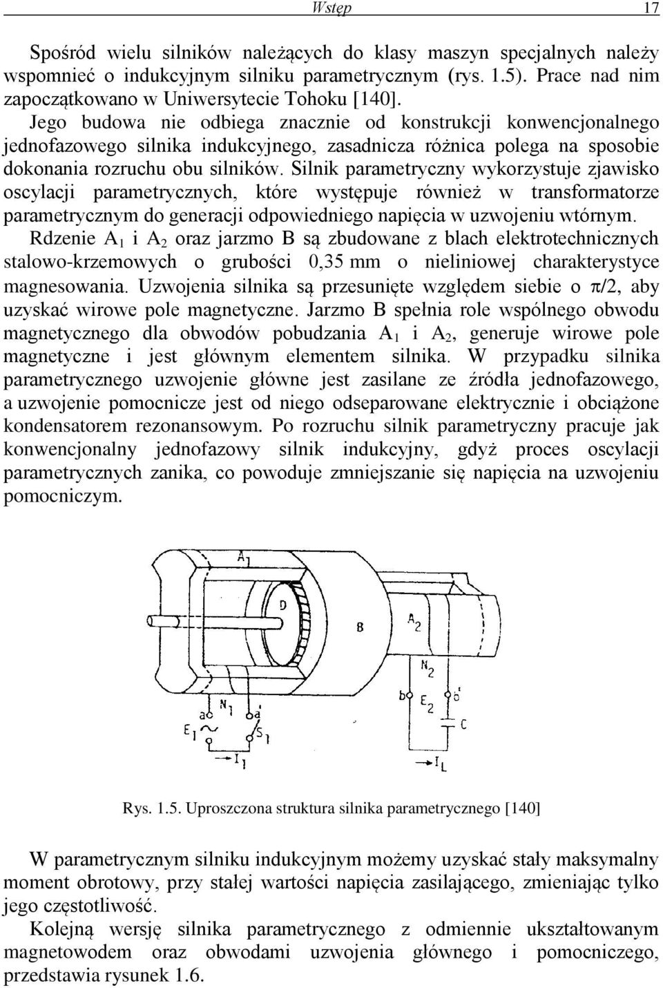 Slnk paametyczny wykozytuje zjawko ocylacj paametycznych, któe wytępuje ówneż w tanfomatoze paametycznym o geneacj opowenego napęca w uzwojenu wtónym.