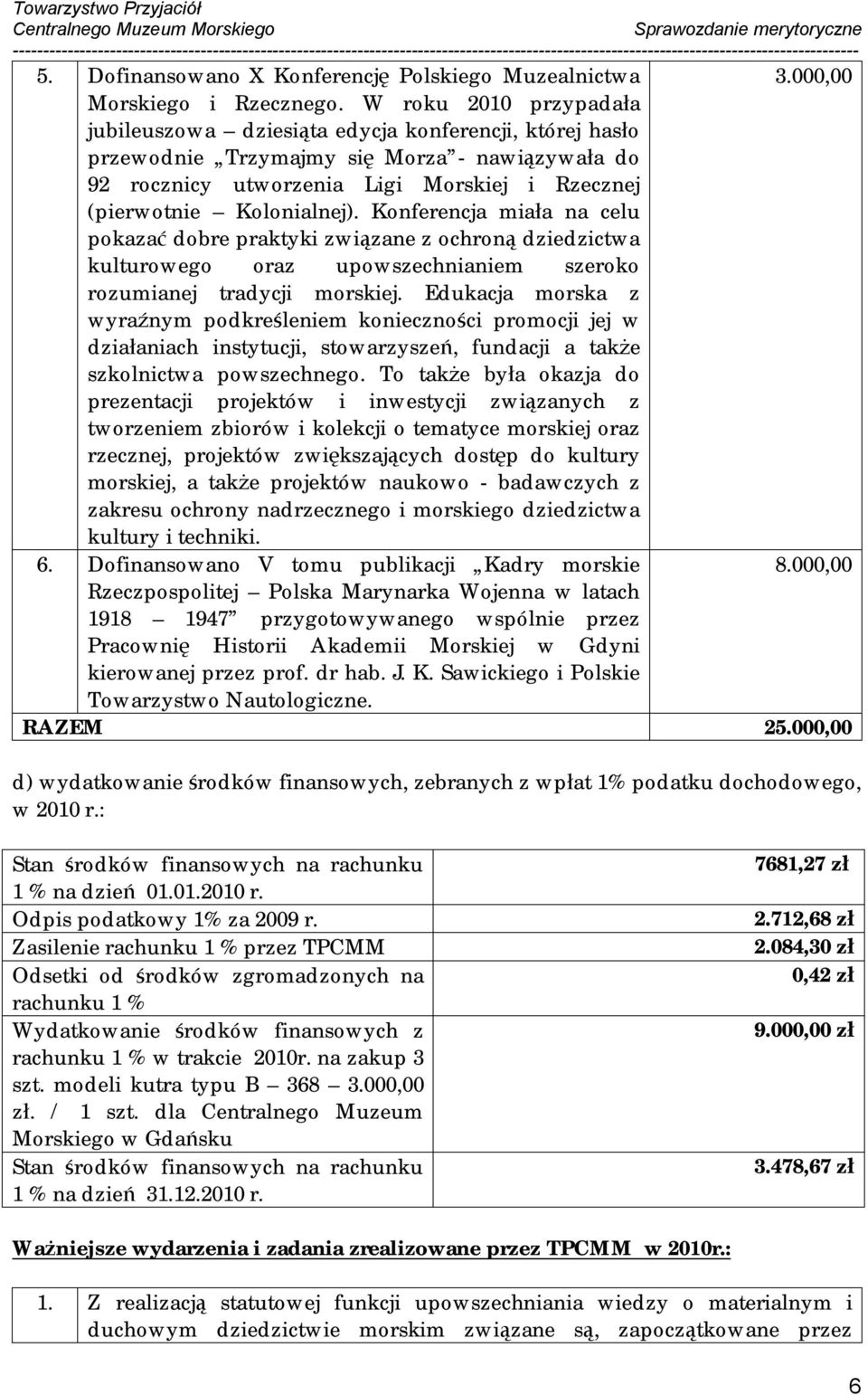 Konferencja miała na celu pokazać dobre praktyki związane z ochroną dziedzictwa kulturowego oraz upowszechnianiem szeroko rozumianej tradycji morskiej.