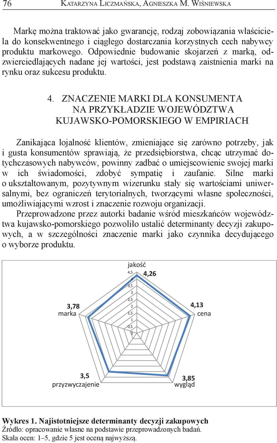 produktu markowego. Odpowiednie budowanie skojarzeń z marką, odzwierciedlających nadane jej wartości, jest podstawą zaistnienia marki na rynku oraz sukcesu produktu. 4.