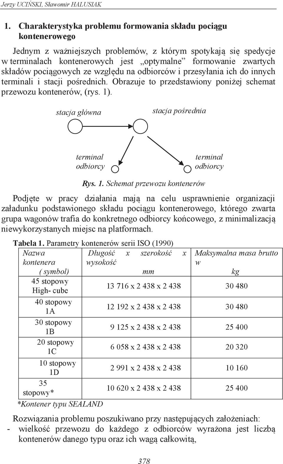 . stacja główna stacja pośrednia terminal odbiorcy terminal odbiorcy Rys. 1.