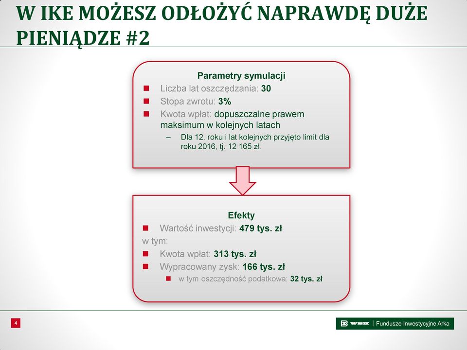 roku i lat kolejnych przyjęto limit dla roku 2016, tj. 12 165 zł.