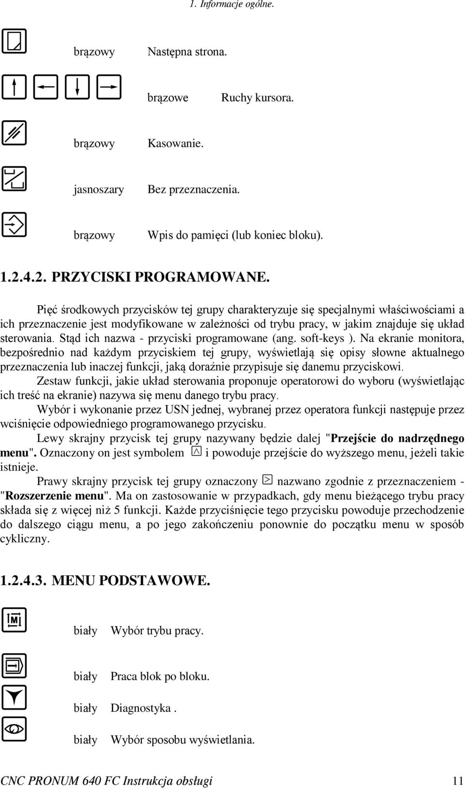 Stąd ich nazwa - przyciski programowane (ang. soft-keys ).