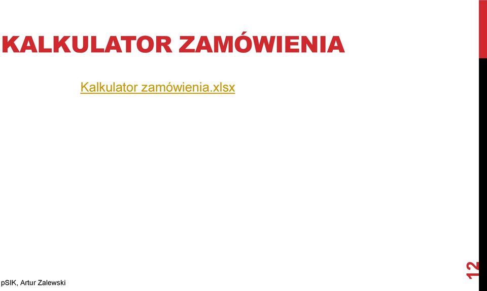 ZAMÓWIENIA