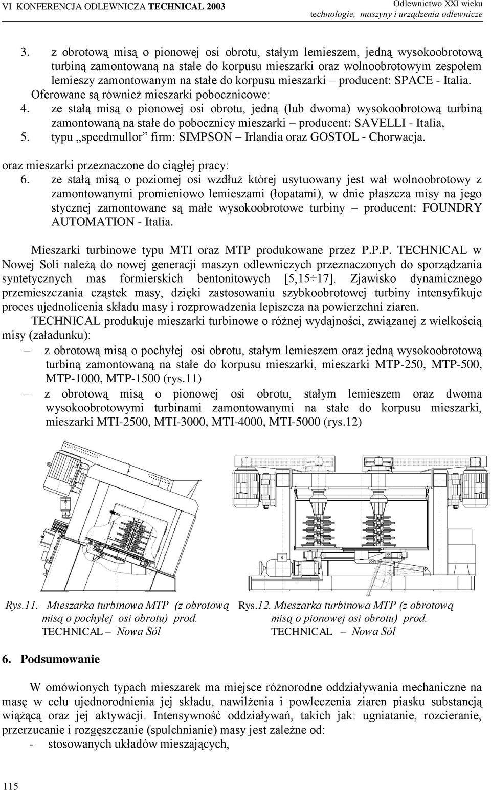 mieszarki producent: SPACE - Italia. Oferowane są również mieszarki pobocznicowe: 4.