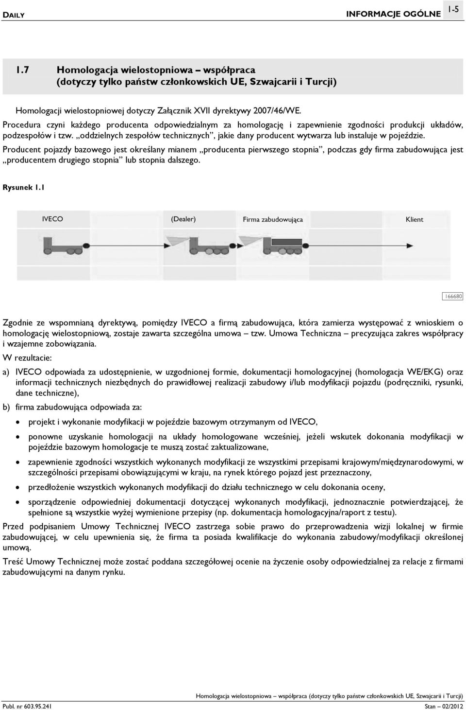 Procedura czyni każdego producenta odpowiedzialnym za homologację i zapewnienie zgodności produkcji układów, podzespołów i tzw.