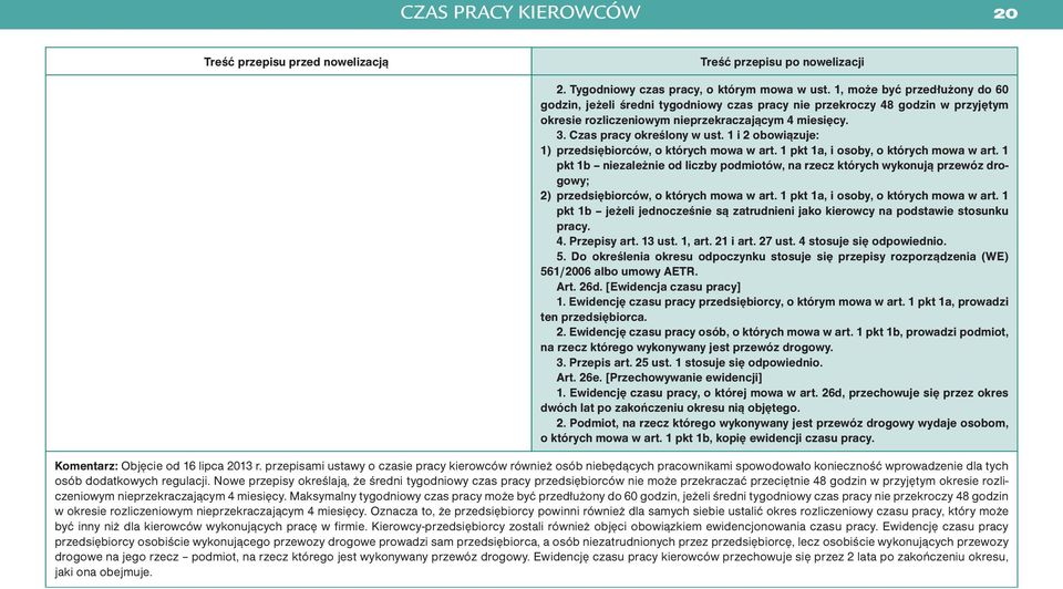 1 i 2 obowiązuje: 1) przedsiębiorców, o których mowa w art. 1 pkt 1a, i osoby, o których mowa w art.