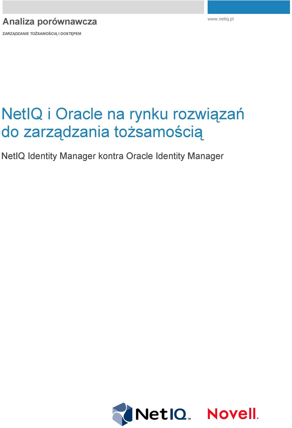 i Oracle na rynku rzwiązań d zarządzania