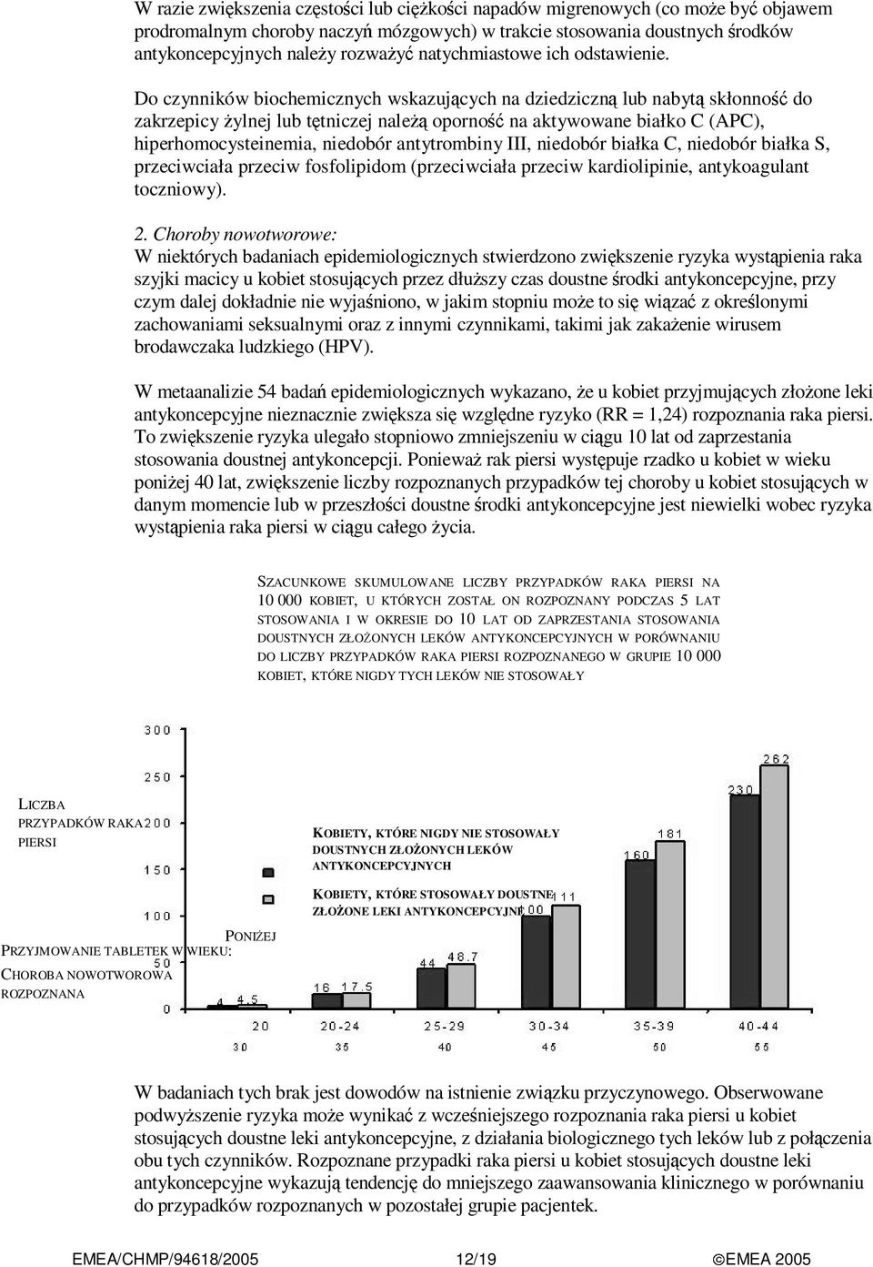 Do czynników biochemicznych wskazujących na dziedziczną lub nabytą skłonność do zakrzepicy żylnej lub tętniczej należą oporność na aktywowane białko C (APC), hiperhomocysteinemia, niedobór