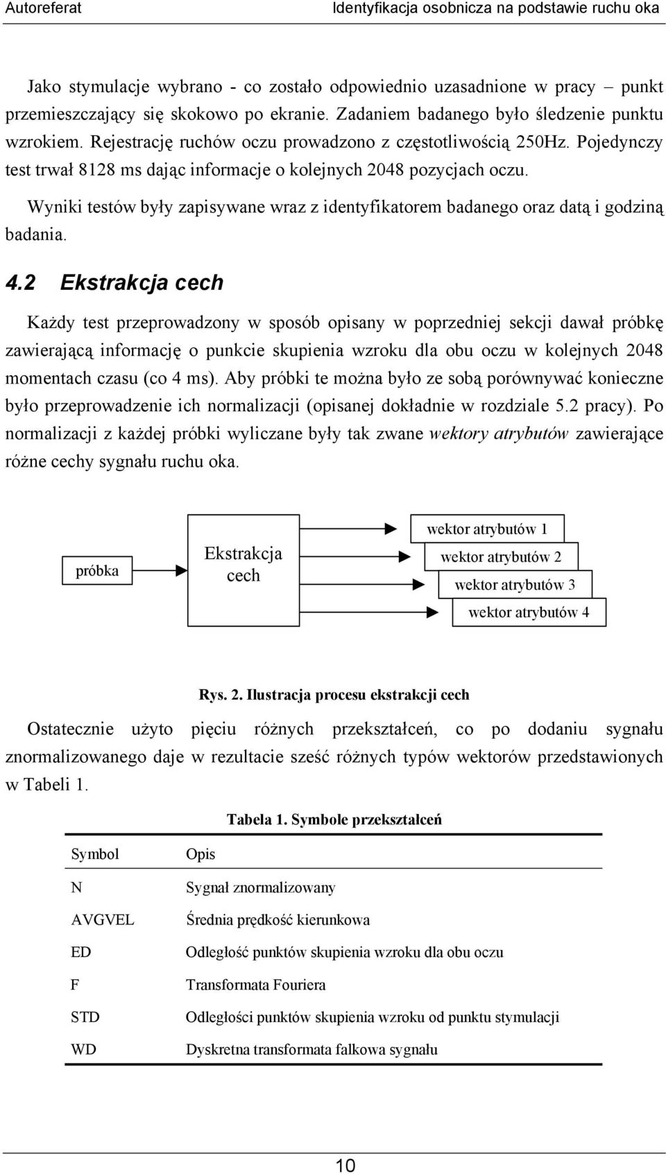 Wyniki testów były zapisywane wraz z identyfikatorem badanego oraz datą i godziną badania. 4.