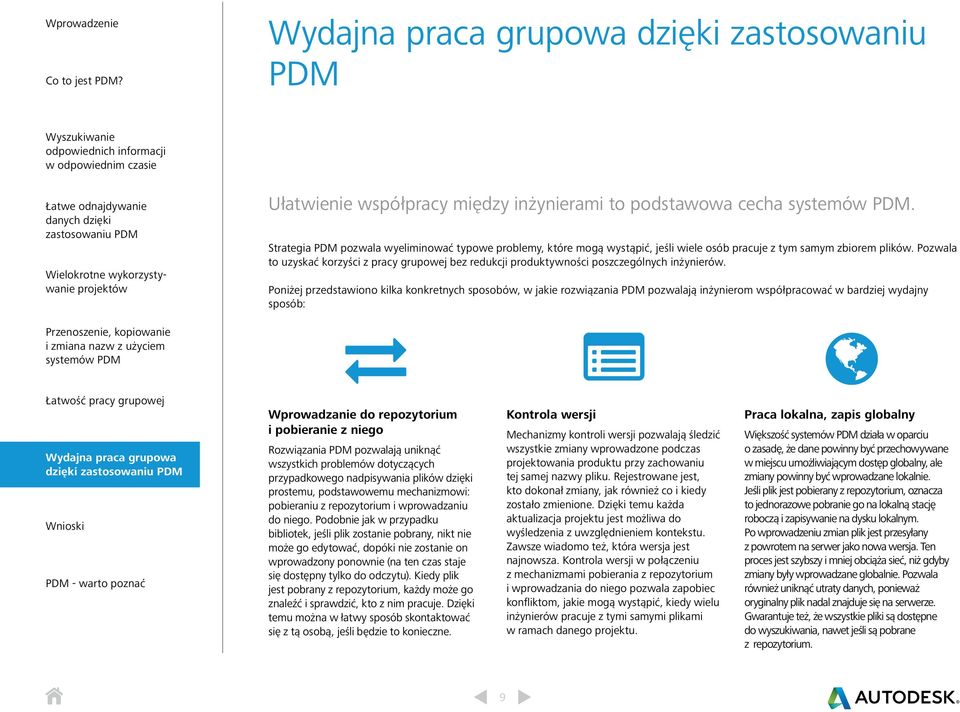 Pozwala to uzyskać korzyści z pracy grupowej bez redukcji produktywności poszczególnych inżynierów.